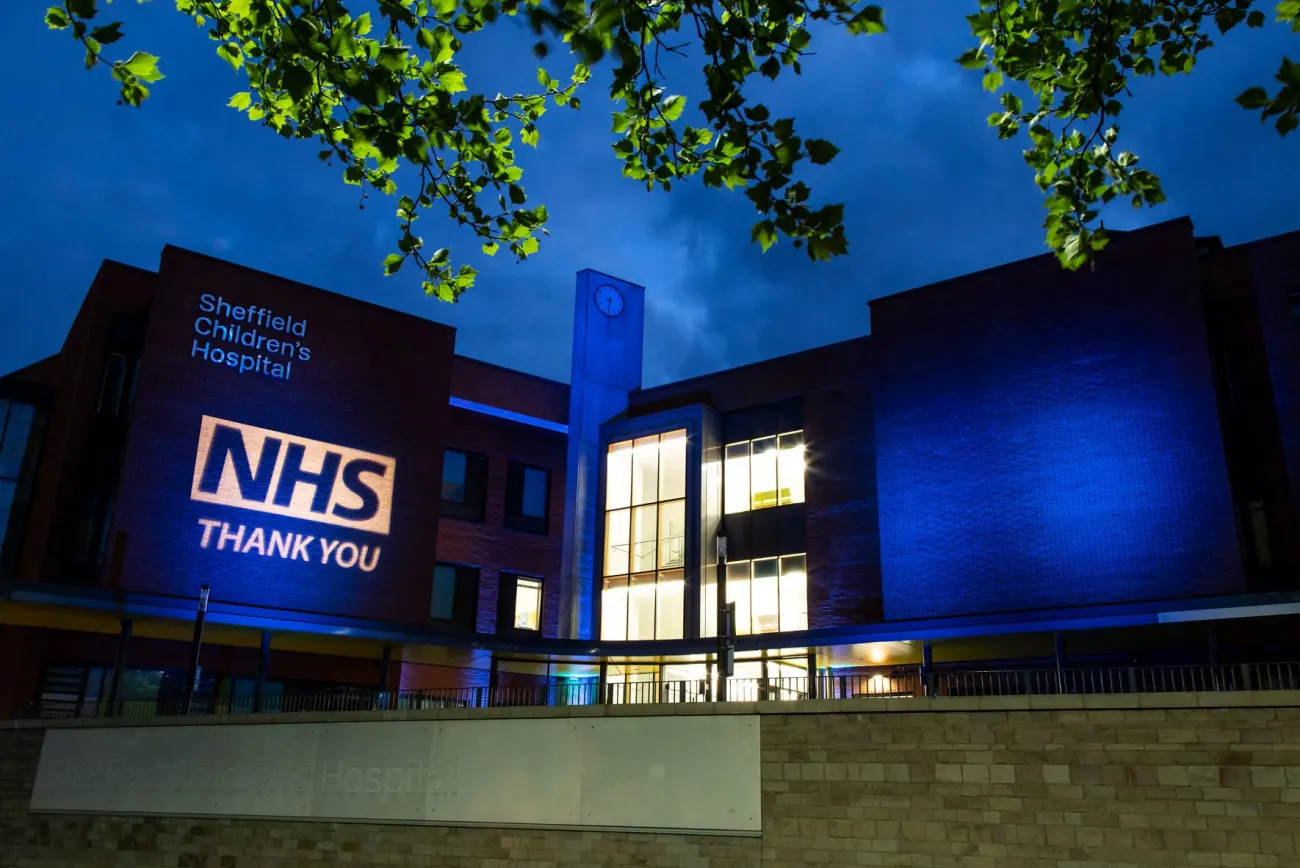 Photo of Sheffield Children's Hospital building 