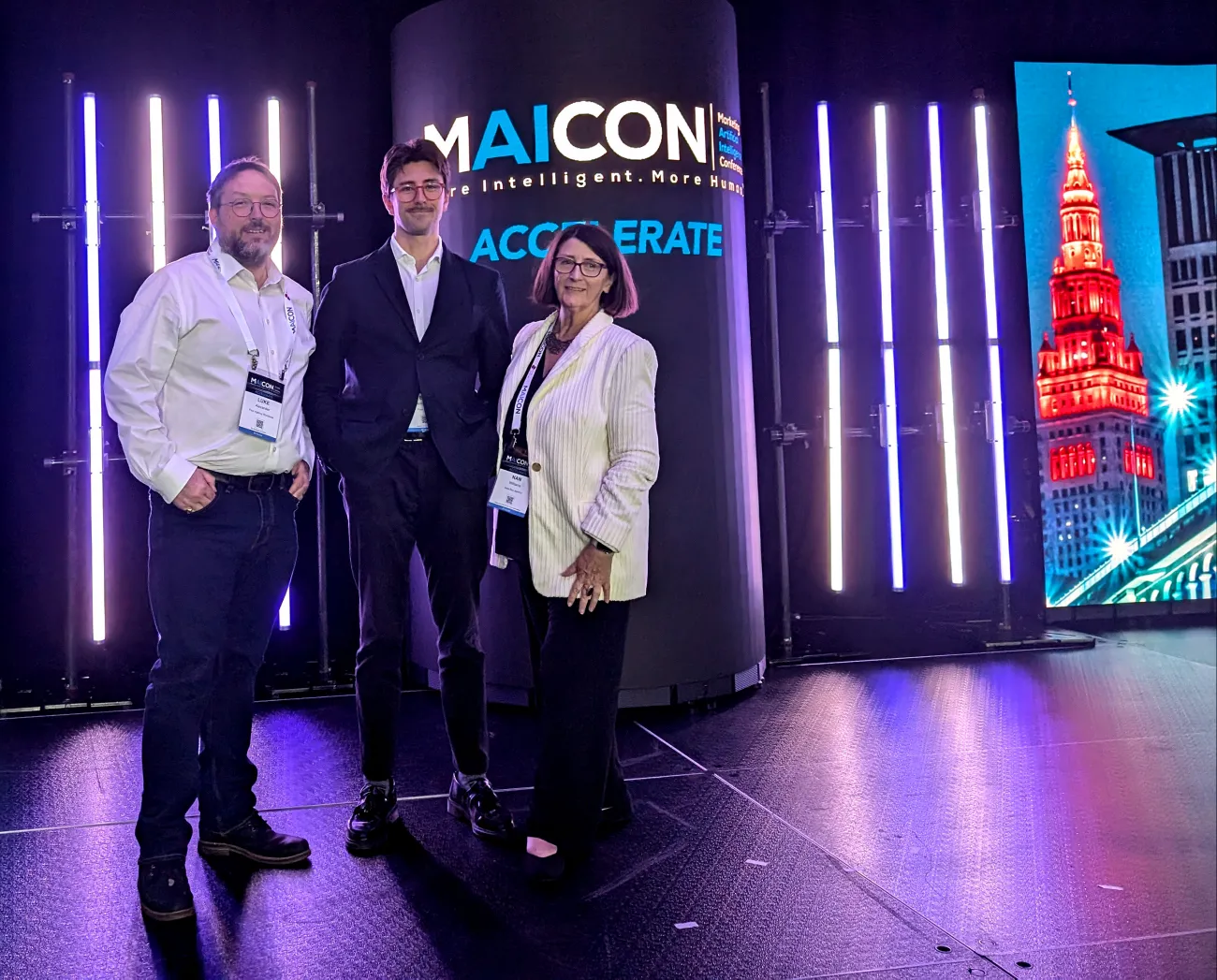 Nan Williams, Luke Alexander and Steffan Williams at MAICON 2024