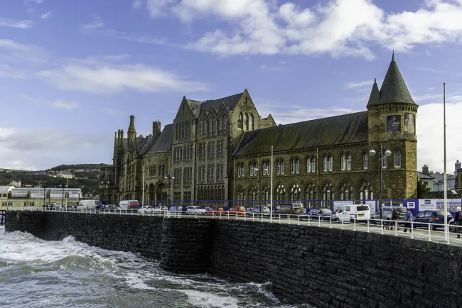 A photo of the Aberystwyth seafront