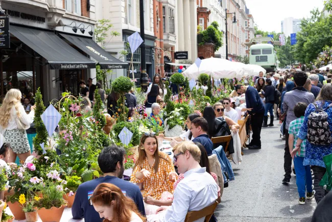 London's most fashionable street party