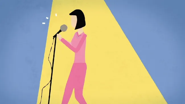 Animation - person singing