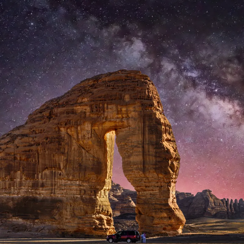 Elephant Rock in Al Ula, KSA