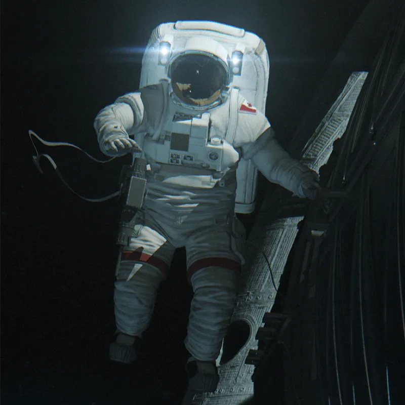 Astronaut in space